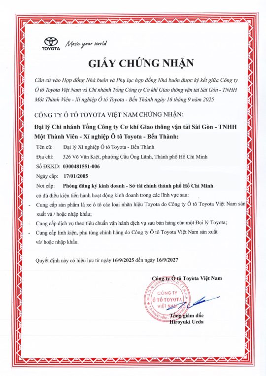 toyota ben thanh